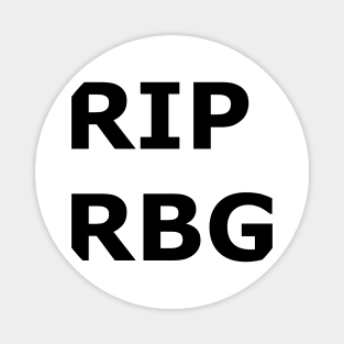 RIP Ruth Bader Ginsberg Magnet